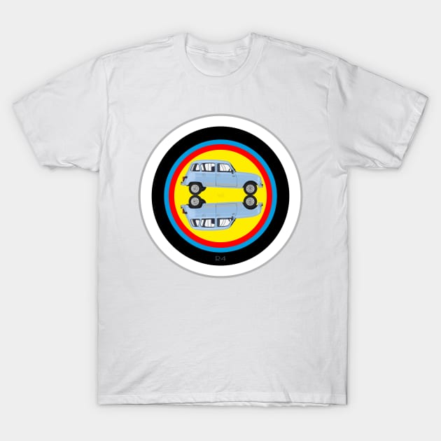 Ciao Renault 4 T-Shirt by AaaahEeeekStudio